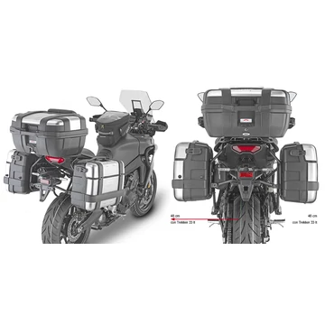 Givi PLO2159MK oldaldoboz tartó YAMAHA Tracer 9 / Tracer 9 GT / Tracer 9 GT+ (21 > 24)