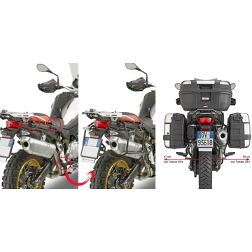 Givi PLR5127  Oldaldoboztartó konzol BMW F750GS F800GS F850GS F900GS 