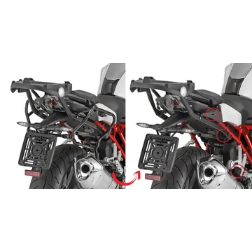 Givi PLXR5117 oldaldoboz tartó  BMW R 1200 R (15 > 18) R 1200 RS (15 > 18) R 1250 R (19 > 24) R 1250 RS (19 > 22)