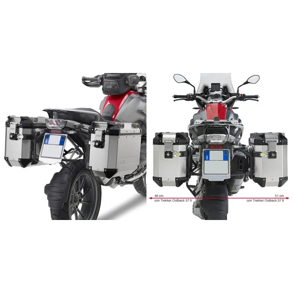 Givi PL5108CAM oldaldoboztartó BMW R 1200 GS BMW R 1250 GS