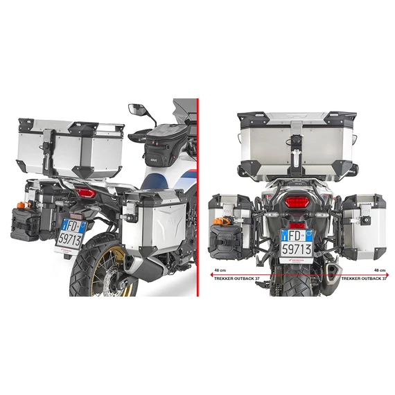 Givi PLO1201CAM oldaldoboz tartókonzol HONDA > XL 750 TRANSALP (23-24)