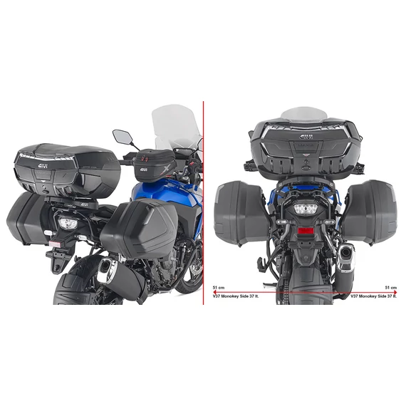 Givi PLX3125 oldaldoboz tartó Suzuki  V-STROM 800DE (23)